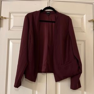 Torrid Burgundy Blazer